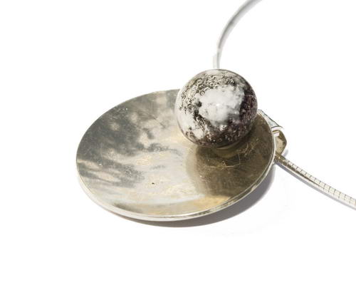 Hanger top bolletje mini met onder schotel XXL zwart